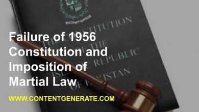 Failure of 1956 Constitution and Imposition of Martial Law