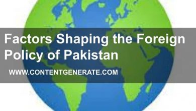 Factors Shaping the Foreign Policy of Pakistan