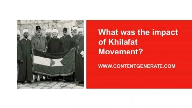 What was the impact of Khilafat Movement