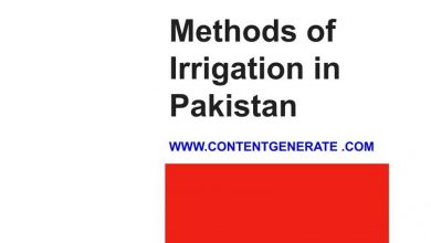 Methods of Irrigation used in Pakistan