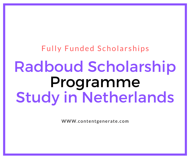 Radboud scholarship programme