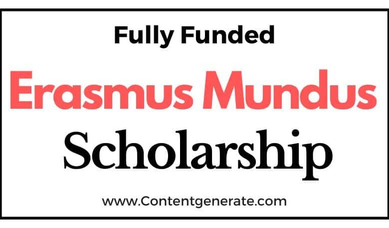 Erasmus Mundus scholarship 2024-2025