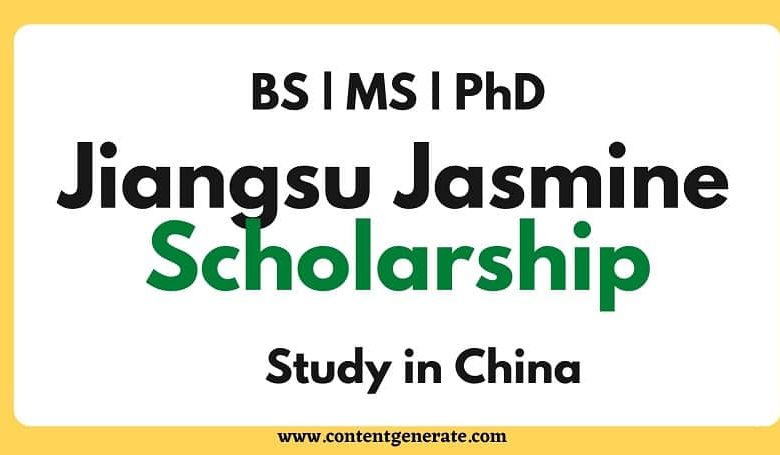 Jasmine Jiangsu Scholarships