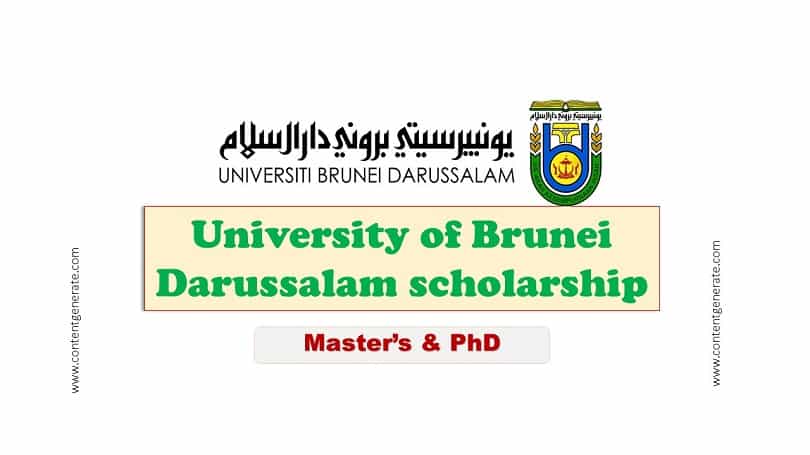 University of Brunei Darussalam scholarship