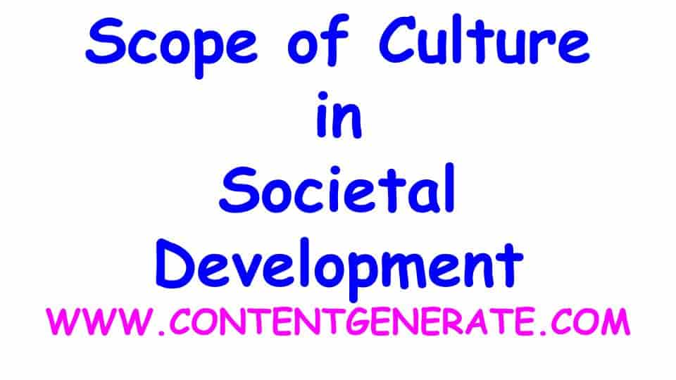 Cultural development