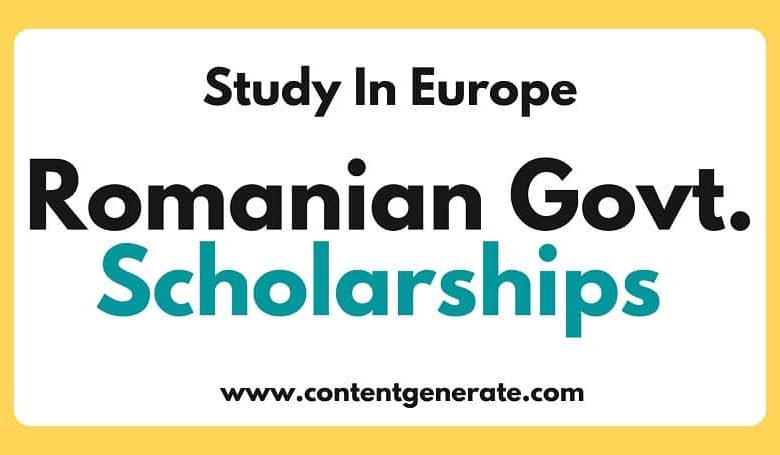Romanian government scholarships 2023-2024