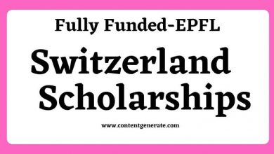 EPFL Switzerland Scholarships