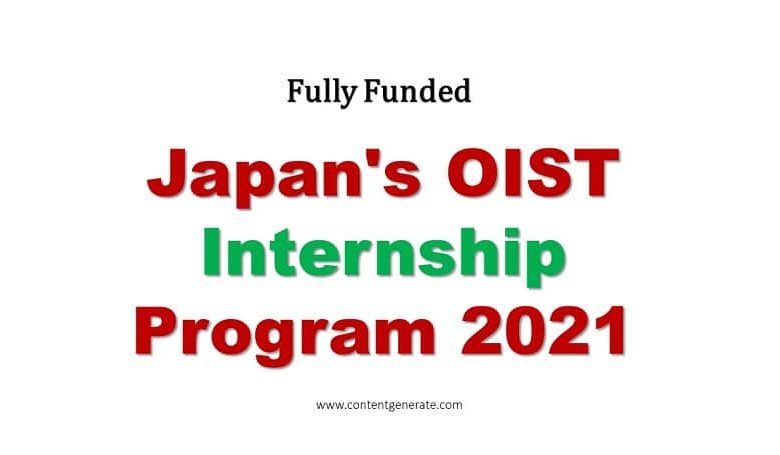 Fully Funded Japan OIST Internship Program