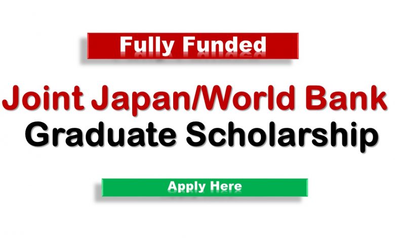 Joint japan World bank Graduate Scholarship program