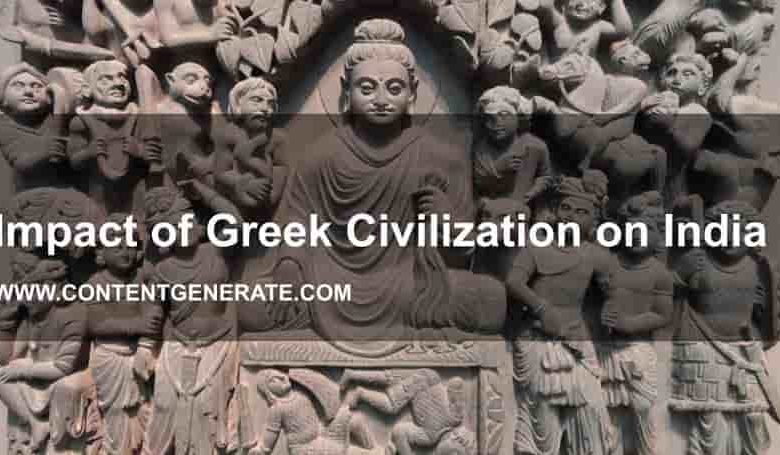 Impact of Greek Civilization on India