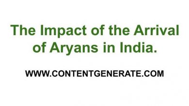 The Impact of the Arrival of Aryans in India