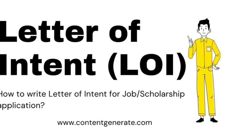 Letter of Intent (LOI)-Free Templates
