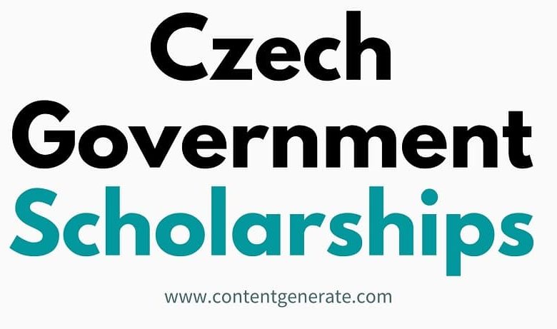 List of Czech Government Scholarships