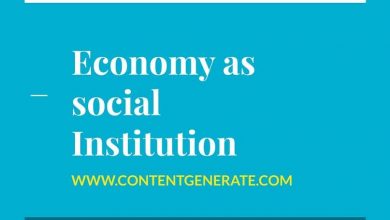 Economy as social Institution