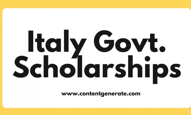 Fully Funded Italy Scholarships