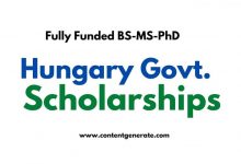 Hungary government scholarship