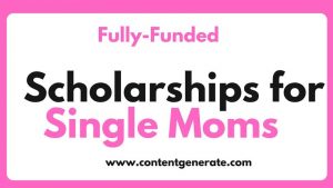 Scholarships for single moms