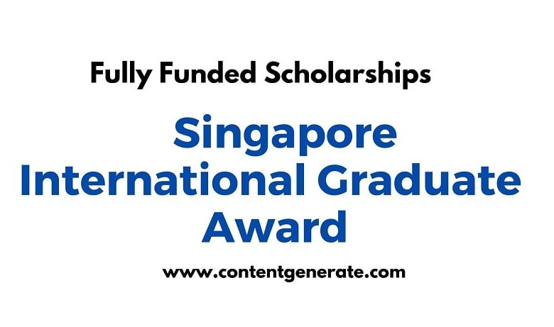 Singapore International Graduate Award 2023-2024