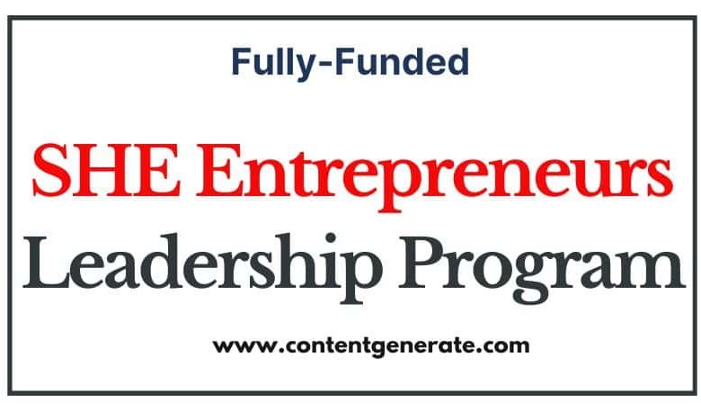 SHE Entrepreneurs Leadership Program 2023
